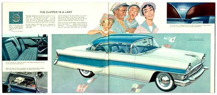 1956 Packard Auto Advertising